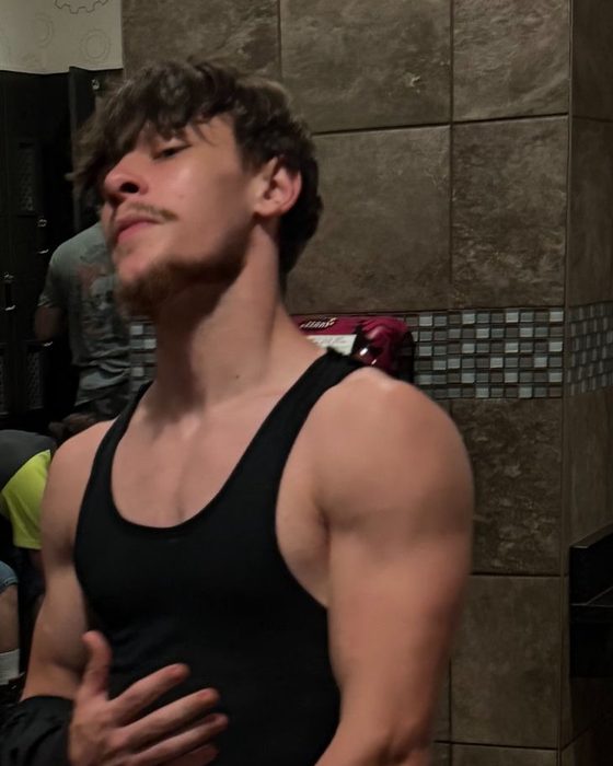 Bryson Albert at the gym
